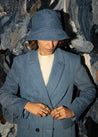 Upcycled Bucket Hat (Dark Denim)